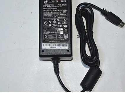 New ADAPTER TECH. RXTD2427PD15201 24V 2.7A POWER SUPPLY STD-2427P AC ADAPTER 4PIN - Click Image to Close